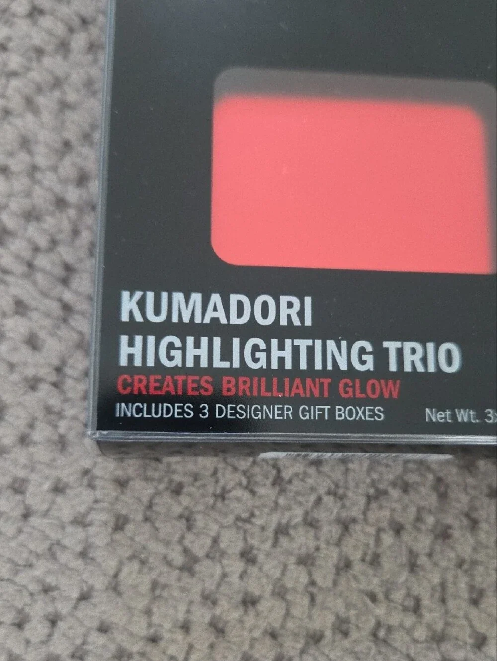Japonesque Kumadori Highlighting Trio — Coral Pink Radiance